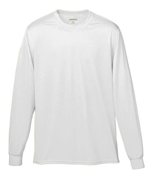 Augusta Sportswear Adult Wicking Long-Sleeve T-Shirt 788 Anti-Pilling Machine Wash Handmade