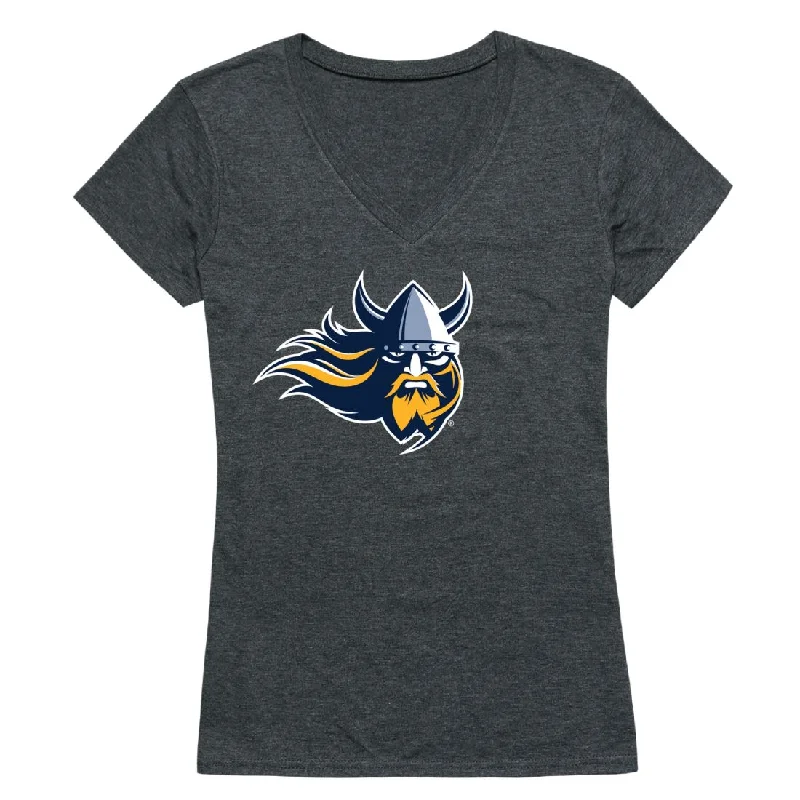 Augustana University Vikings Womens Cinder T-Shirt Mesh Blend Leather Blend Suede Blend