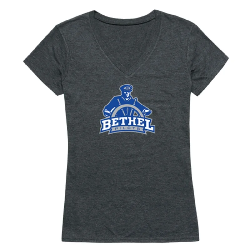 Bethel University Pilots Womens Cinder T-Shirt Wool Fabric Cashmere Fabric Tweed Fabric