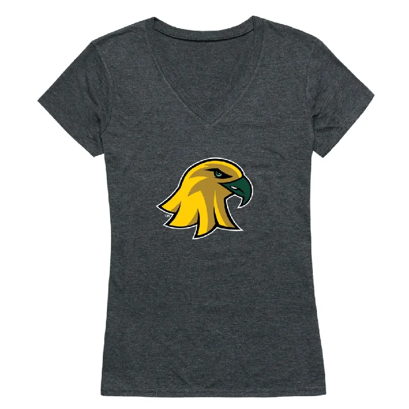 Brockport C Golden Eagles Womens Cinder T-Shirt Seamless Knitted Crochet