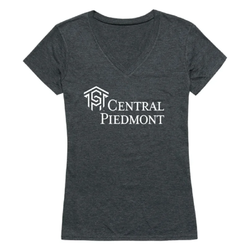 Central Piedmont Community College Womens Cinder T-Shirt Chenille Blend Fleece Blend Nylon Blend