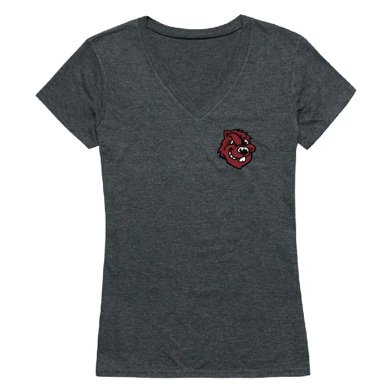 City College of New York Beavers Womens Cinder T-Shirt Handmade Hand-knitted Hand-woven