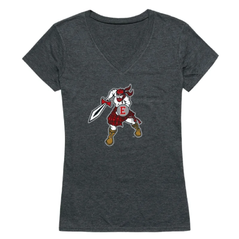 Edinboro University Fighting Scots Womens Cinder T-Shirt Iron Safe Non-Iron Wrinkle Free