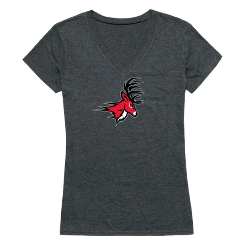 Fairfield University Stags Womens Cinder T-Shirt Modern Contemporary Chic