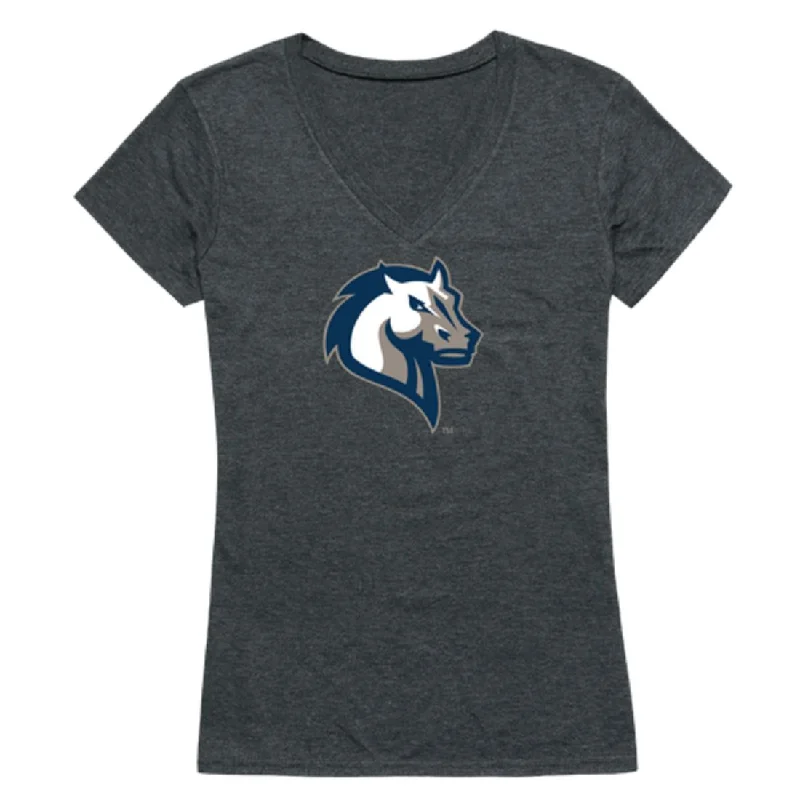 Mercy College Mavericks Womens Cinder T-Shirt Mesh Blend Leather Blend Suede Blend