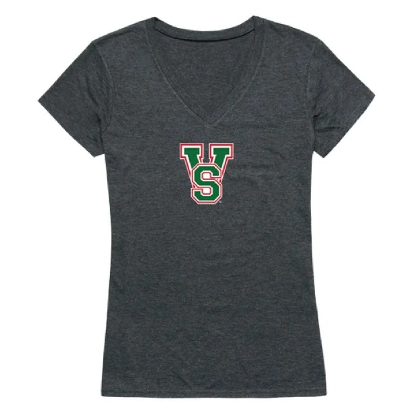 Mississippi Valley State University Delta Devils & Devilettes Womens Cinder T-Shirt Solid Color Striped Floral