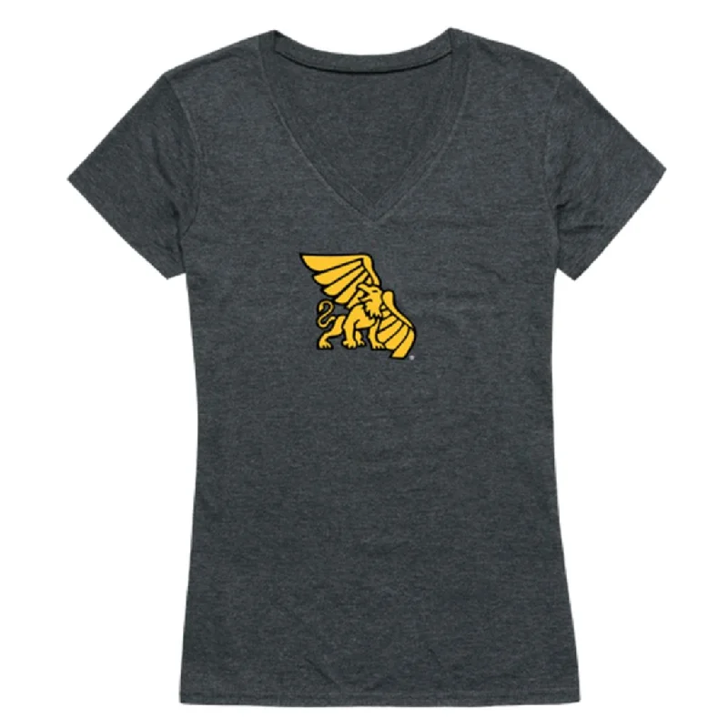 Missouri Western State University Griffons Womens Cinder T-Shirt Chenille Fabric Brocade Fabric Lace Fabric