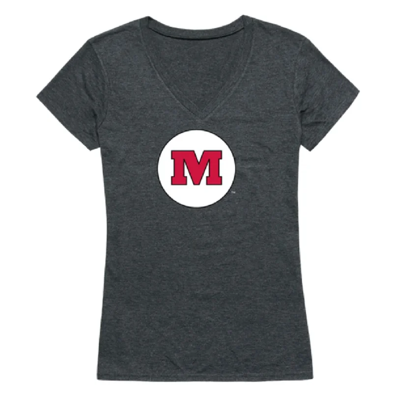 Monmouth College Fighting Scots Womens Cinder T-Shirt Chenille Blend Fleece Blend Nylon Blend