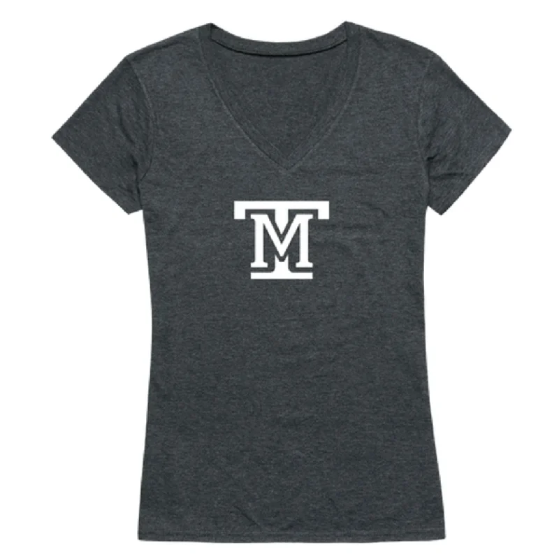 Montana Tech of the University of Montana Orediggers Womens Cinder T-Shirt Welt Pockets Slit Pockets