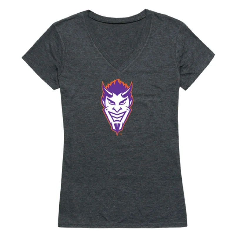 Northwestern State University Demons Womens Cinder T-Shirt Mesh Fabric Canvas Fabric Denim Fabric