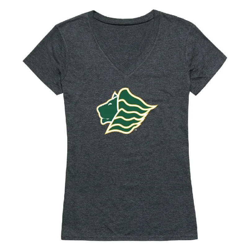 Saint Leo Lions Womens Cinder T-Shirt Basic T-Shirt Crew Neck Short Sleeve