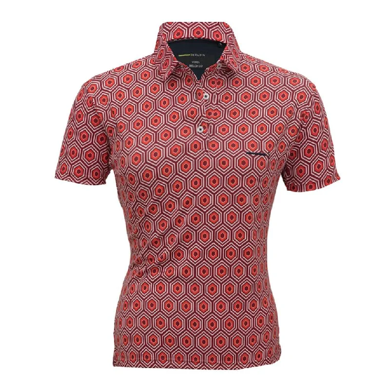 SPINEL WOMEN'S GOLF T-SHIRT Print Jacquard Patchwork