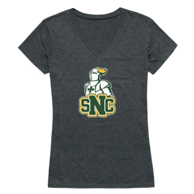 St. Norbert College Green Knights Womens Cinder T-Shirt Seamless Knitted Crochet