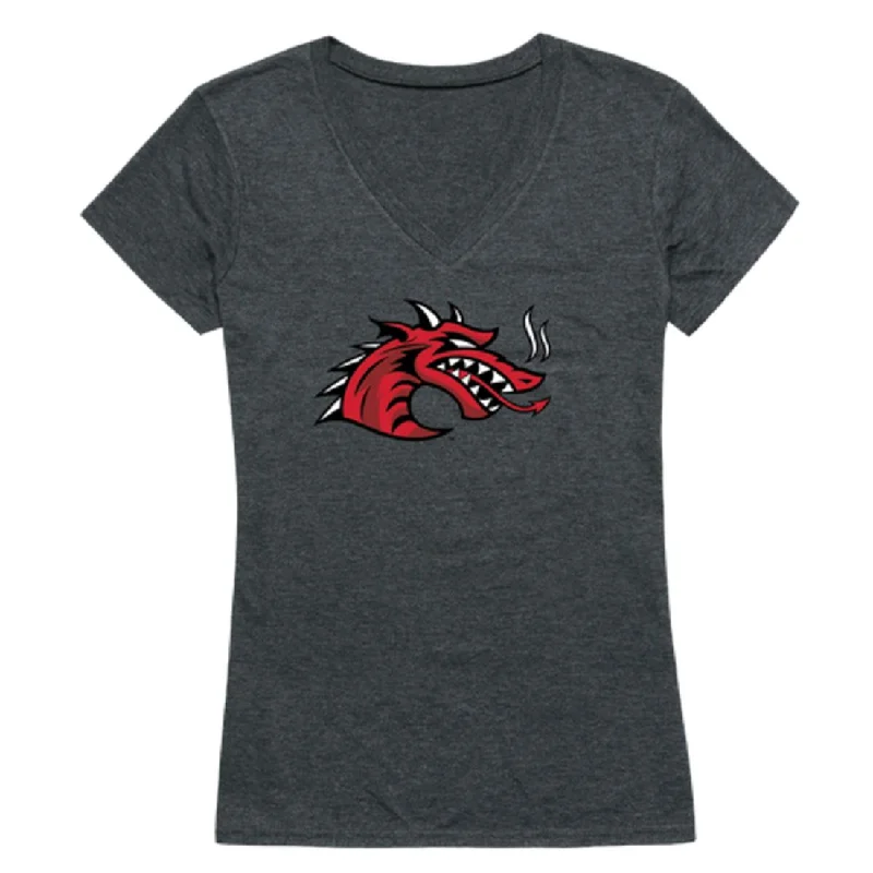 SUNY Cortland Red Dragons Womens Cinder T-Shirt Cashmere Blend Cotton Blend Poly Blend