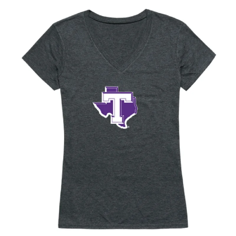 Tarleton St Texans Womens Cinder T-Shirt Hooded Caped Shawl Collar