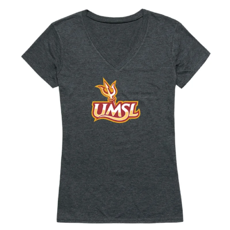 University of Missouri-Saint Louis Tritons Womens Cinder T-Shirt Embroidered Appliqued Beaded