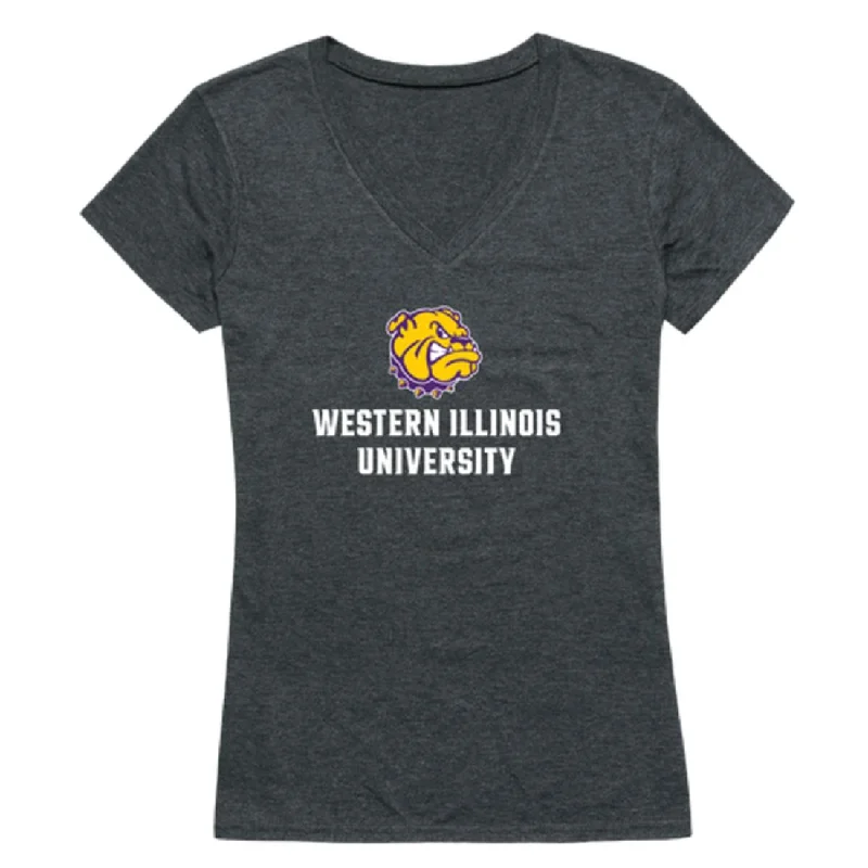 Western Illinois Leathernecks Womens Cinder T-Shirt Print Jacquard Patchwork