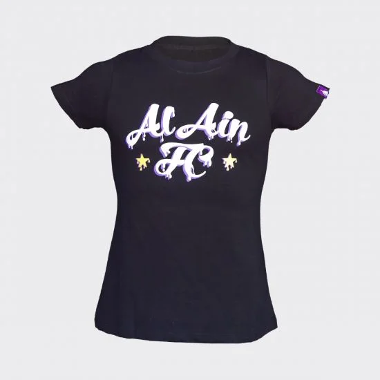 Al Ain FC T-Shirt Women Zippered Front Buttoned Front Snap Front