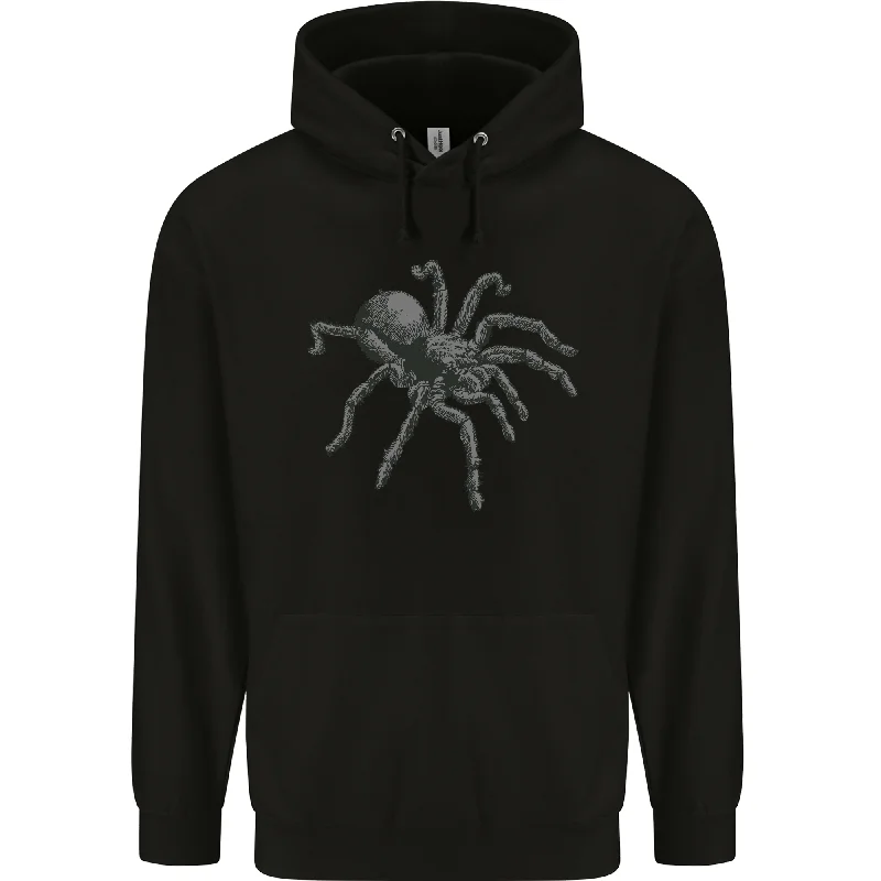 A Tarantula Spider Mens 80% Cotton Hoodie Hoodie with Fur Luxurious Winter