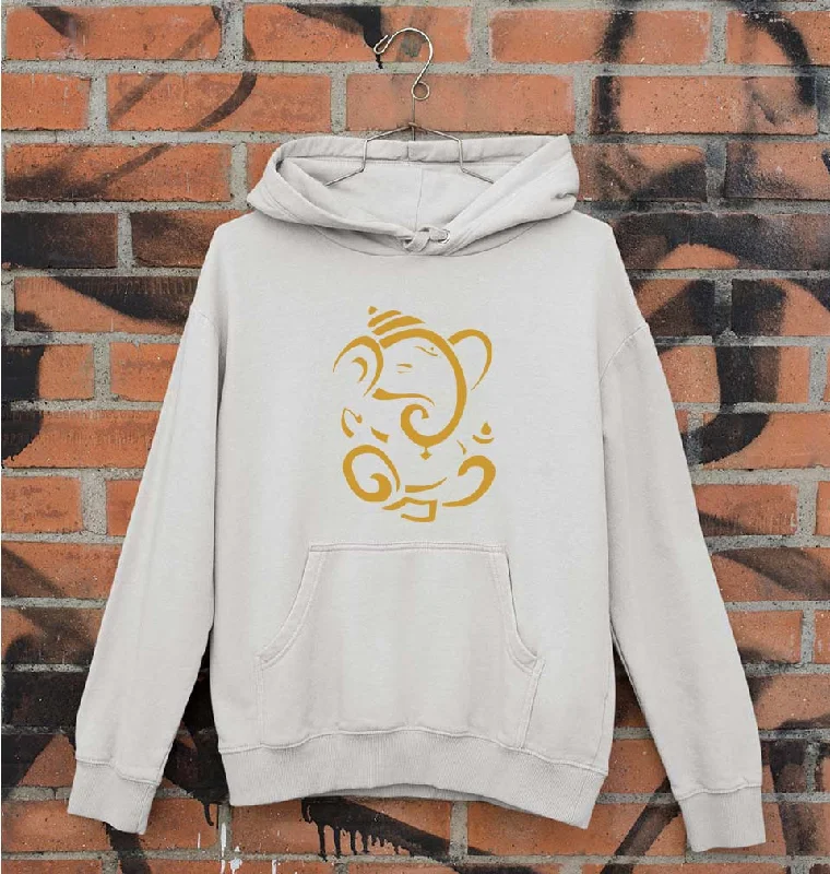 Ganpati JI(Ganesh) Unisex Hoodie for Men/Women Hoodie with Hem Lace Feminine Delicate