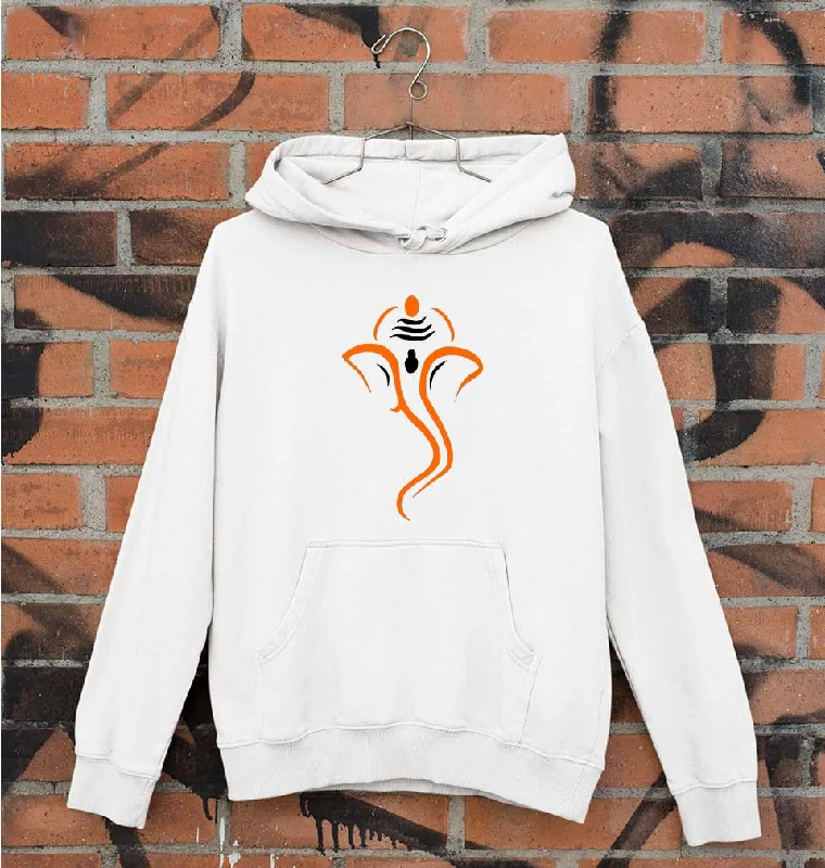 Ganpati JI(Ganesh) Unisex Hoodie for Men/Women Hoodie with Snap Buttons Easy Quick