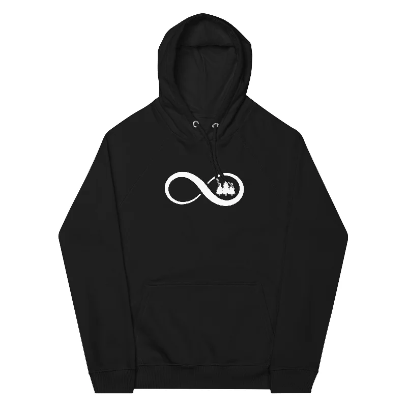 Infinity and Tree - Unisex Premium Organic Hoodie Hoodie with Elastic Waist Stretchable Comfortable