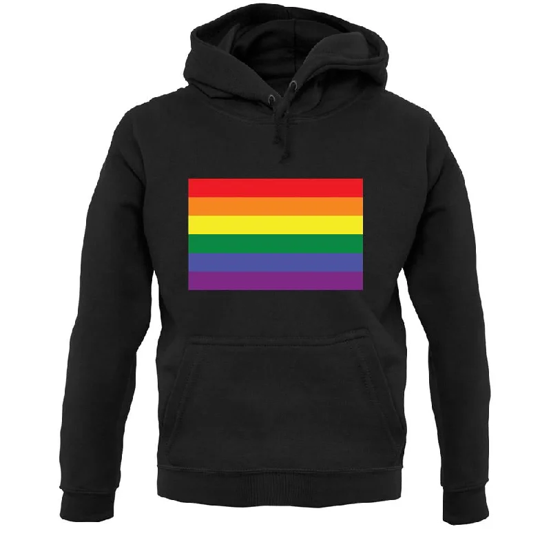 Lgbt Flags Lgbtq+ Unisex Hoodie Hoodie with Emblem Brand Identity