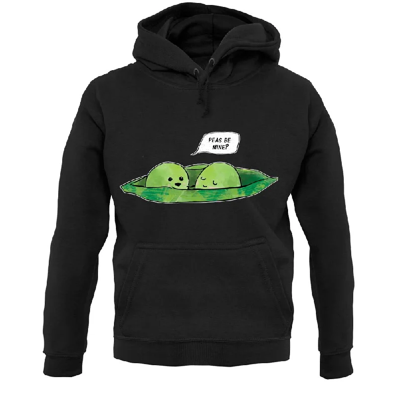 Peas Be Mine Unisex Hoodie Hoodie with Cuffed Sleeves Snug Secure