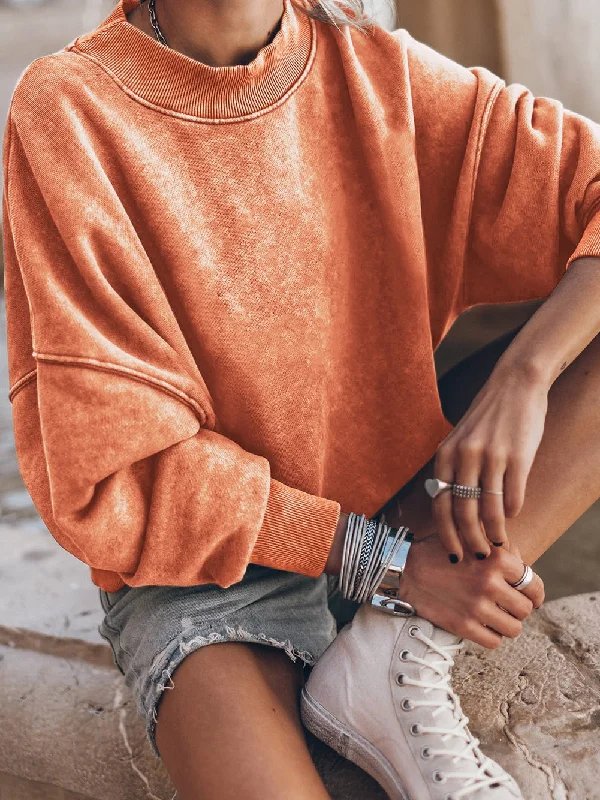 Simple Yet Chic Sweatshirt Hoodie Crop Top Short Trendy