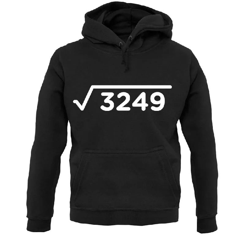 Square Root Birthday 57 Unisex Hoodie Hoodie with Full-Zip Functional Layering