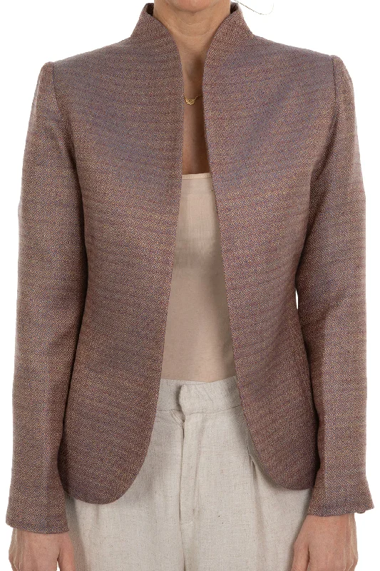 Anya Jacket in Copper Rose Cotton Jacket Linen Jacket Terry Jacket