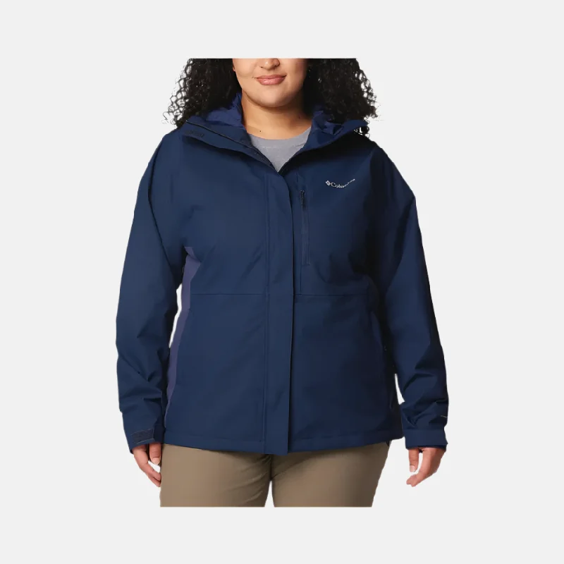 Columbia Omni-Tech Hikebound II Women's Rain Jacket -Navy Oversized Jacket Tailored Jacket Straight Jacket