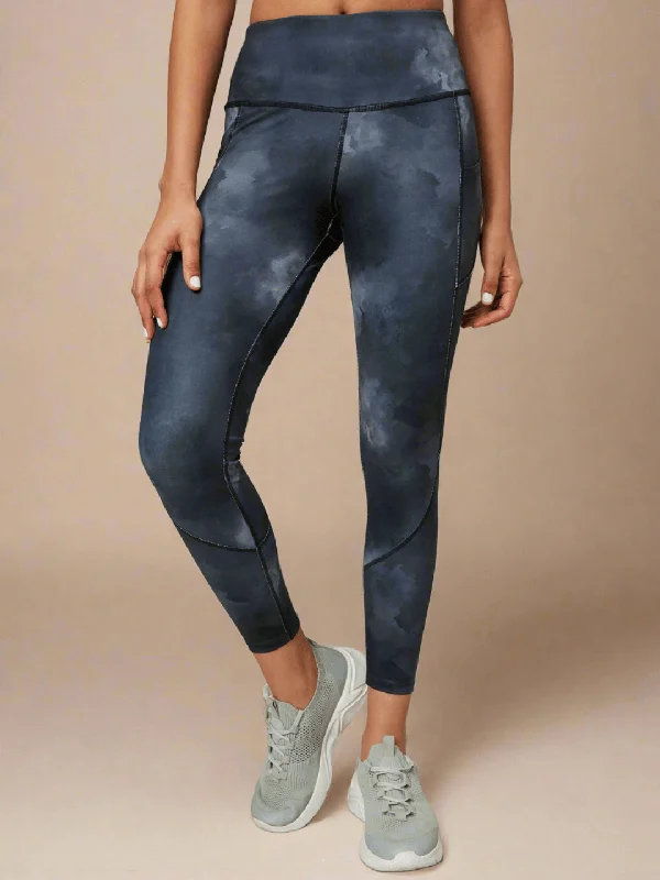 Aura Leggings Acid Wash Trendy Patterned Leggings