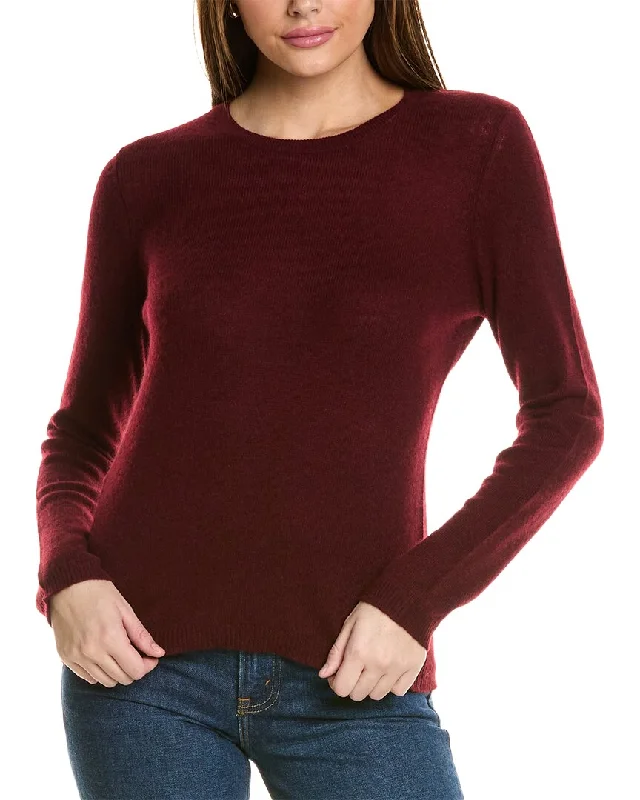 Forte Cashmere Basic Cashmere Sweater Oversized Loose Flowy