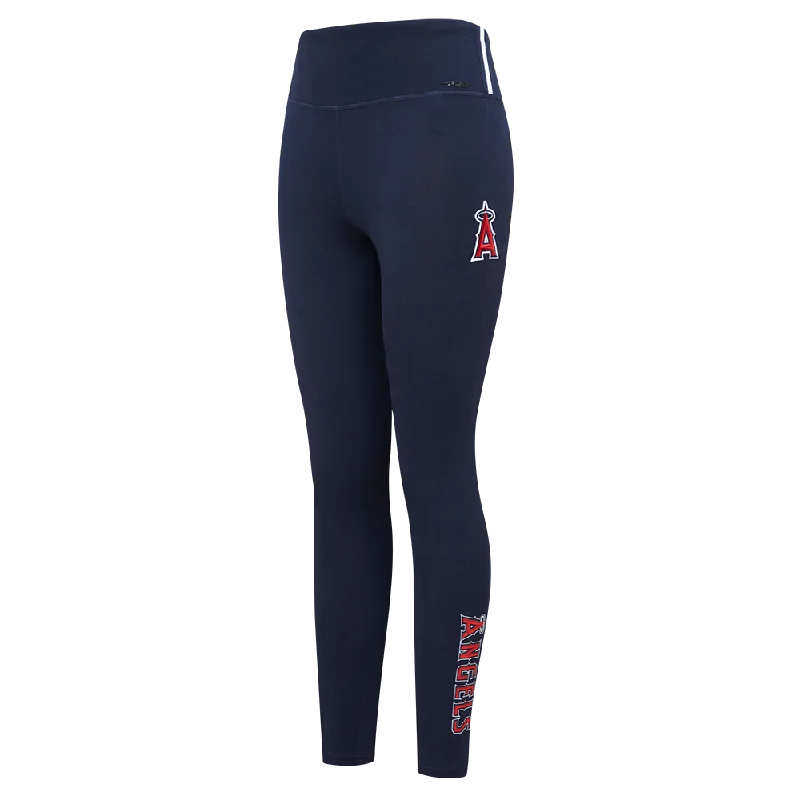 MLB LOS ANGELES ANGELS CLASSIC WOMEN'S JERSEY LEGGING (MIDNIGHT NAVY) Cozy Reflective Detail Leggings