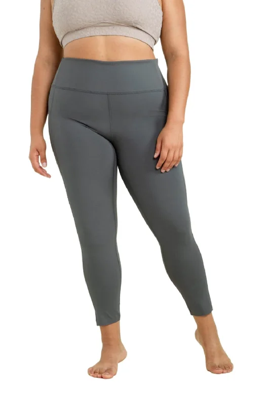 Mono B Laser-Cut and Bonded Essential Foldover Highwaist Leggings APH2713 Plus Stylish Faux Leather Leggings