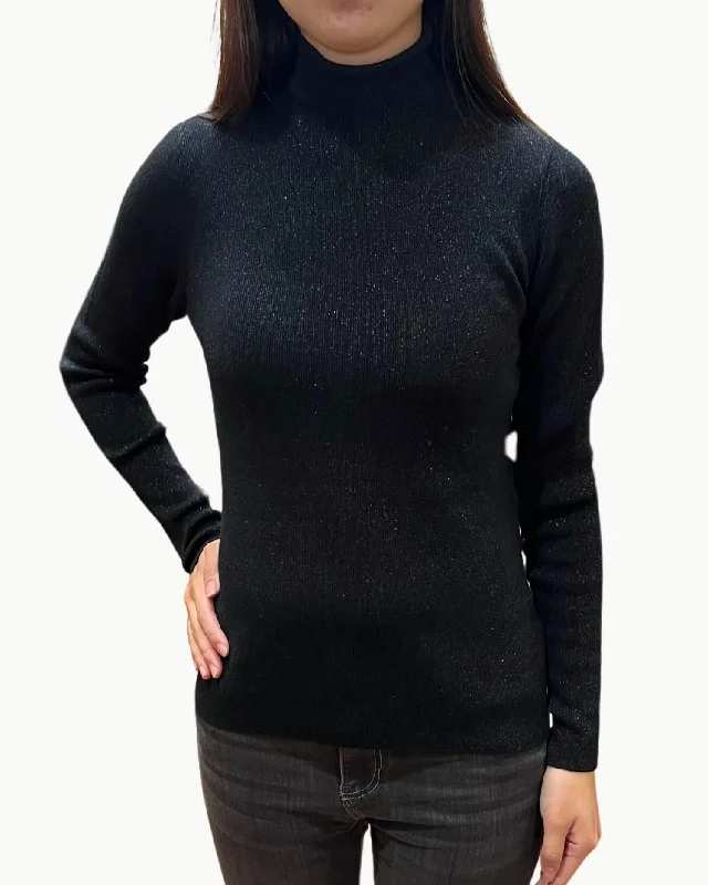 Myure Knit Pullover Sweater In Black Lightweight Heavyweight Midweight