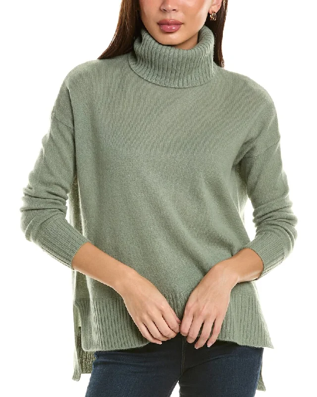 philosophy Turtleneck Cashmere Sweater Seamless Knitted Crochet