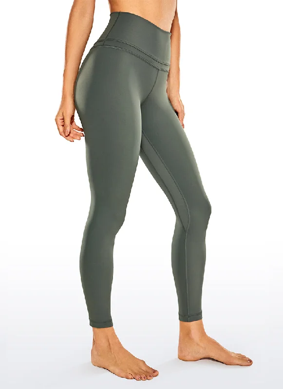 Nakedfeel Legging 25" - Double Waistseam Trendy Seamless Sports Leggings