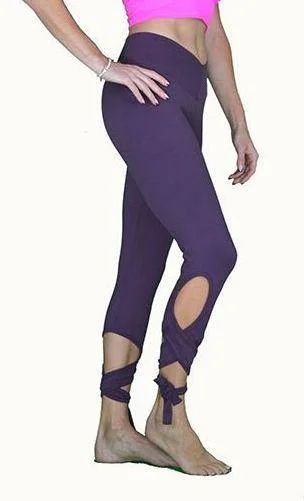 Shape Up Ballerina Legging Purple Fashionable Quick-Dry Leggings