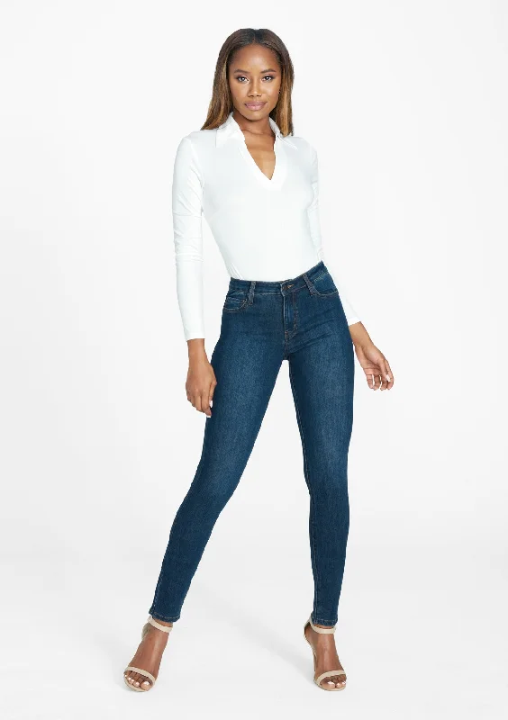 Tall Sierra Lightweight Skinny Jeans Elegant Raw Hem Jeans