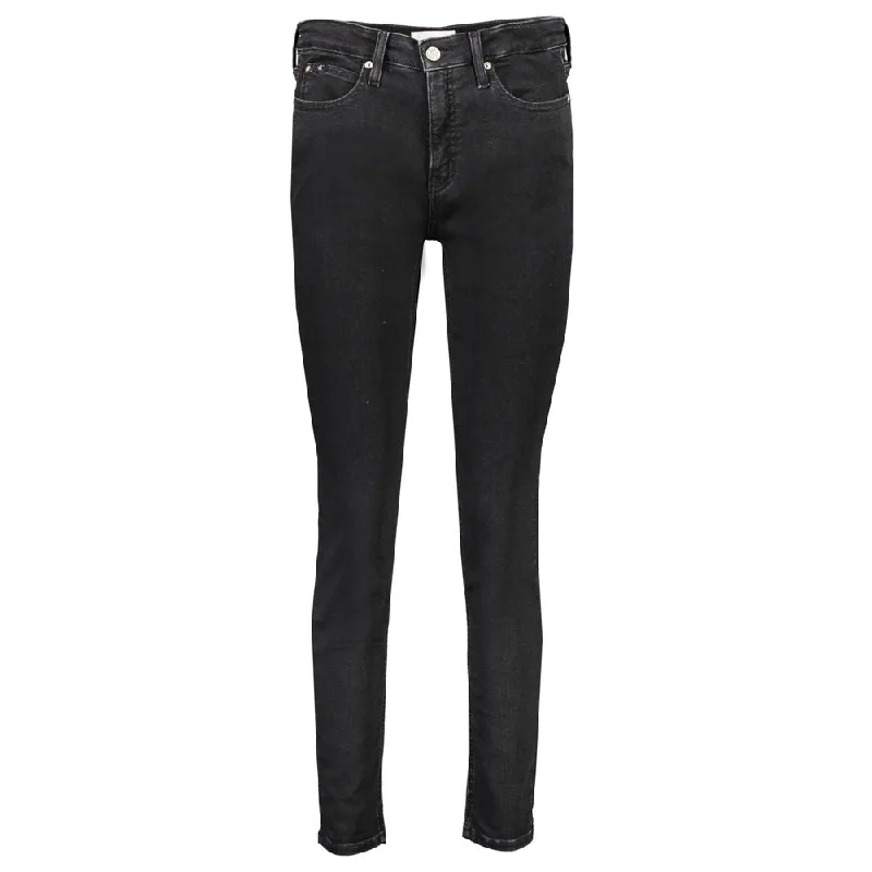 Black Cotton Jeans & Pant Cozy Tencel Blend Denim Jeans