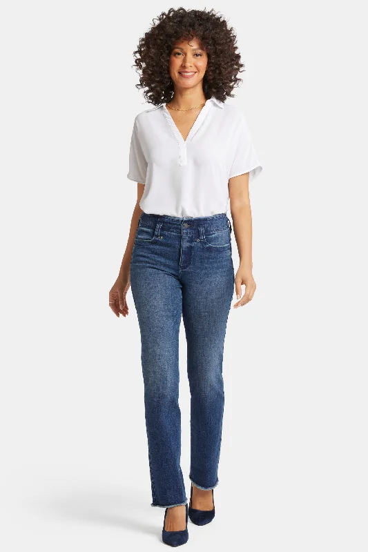 Marilyn Straight Jeans - Moonlight Fashionable Straight Cut Jeans