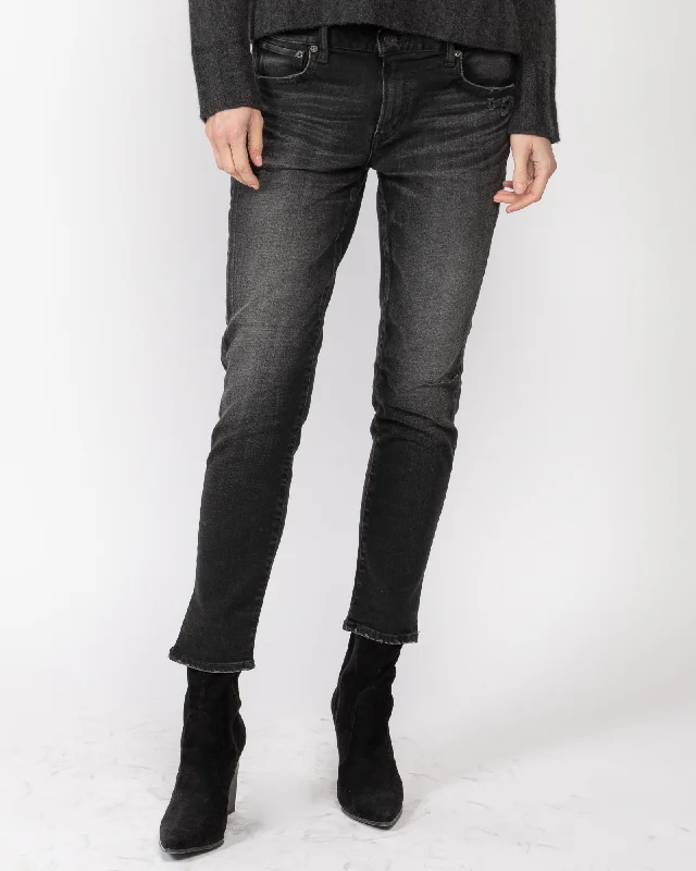 Redlands Skinny Jeans Fashionable Raw Hem Bootcut Jeans